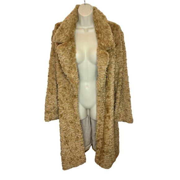 Reformation Rare Pigalle Jacket Coat in Brown Sahara - Size L - Picture 1 of 5